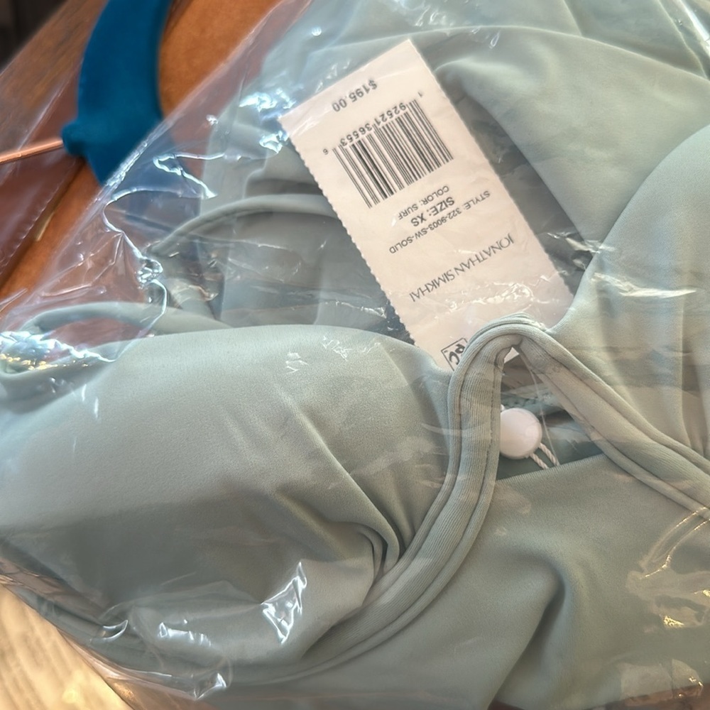 (55) Brand new with tags Jonathan Simkhai Laine underwire bathing suit in surf - Picture 5 of 5